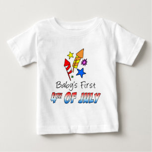 Der erste 4. Juli des Babys Baby T-shirt