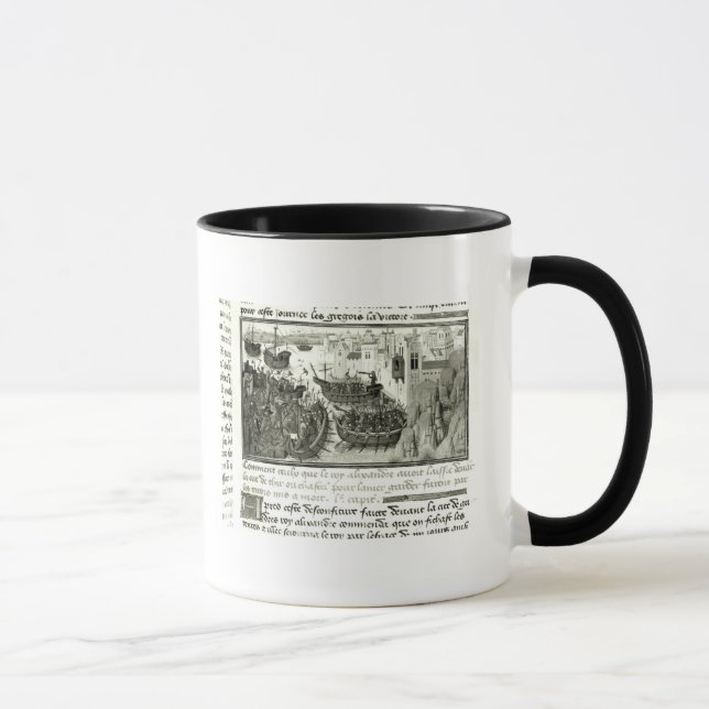 Der erste Angriff auf Reifen Tasse (Rechts)