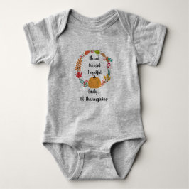 Der erste Erntedank Onsie des Babys Baby Strampler