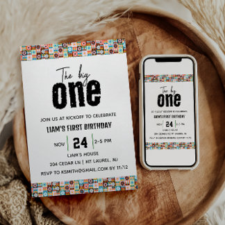 Der erste Geburtstag der BIG Einladung