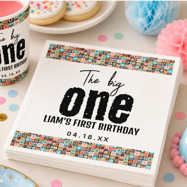 Der erste Geburtstag der BIG Serviette (The BIG One 1st Birthday Napkins)