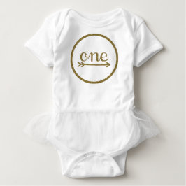 Der erste Geburtstag des Babys des Baby Strampler