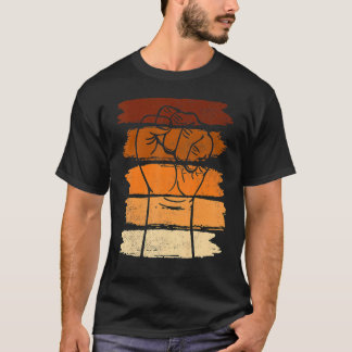 Der erste Hand Schwarzer Geschichtsmonat Inspirier T-Shirt