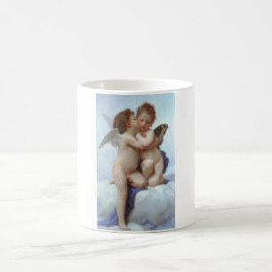 Der erste Kuss, Amor und Psyche, Bouguereau Kaffeetasse
