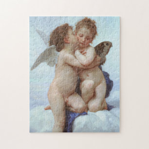Der erste Kuss, Amor und Psyche, Bouguereau Puzzle
