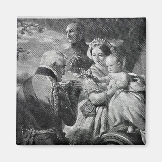 Der erste Mai 1851, graviert von Werner Magnet (Vorne)