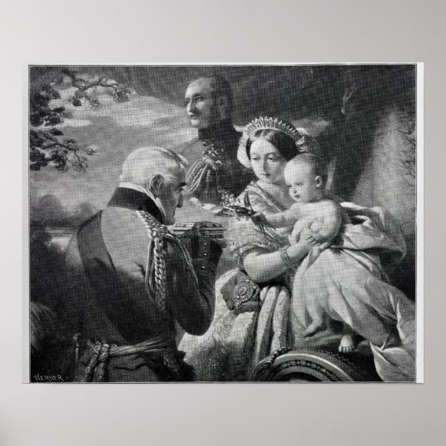 Der erste Mai 1851, graviert von Werner Poster (Vorne)