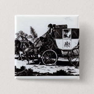 Der erste Post-Zug, 1784 Button