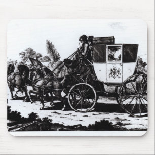Der erste Post-Zug, 1784 Mousepad