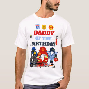 Der erste Responder Daddy des Geburtstags T-Shirt
