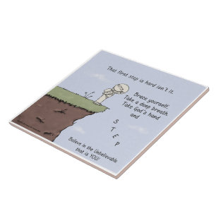 Der erste Schritt Fliese