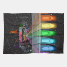 Der erste Schritt Geschirrtuch