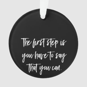 Der erste Schritt ist, dass Sie sagen müssen, das Ornament