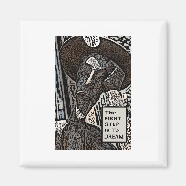 Der erste Schritt Magnet (Vorne)