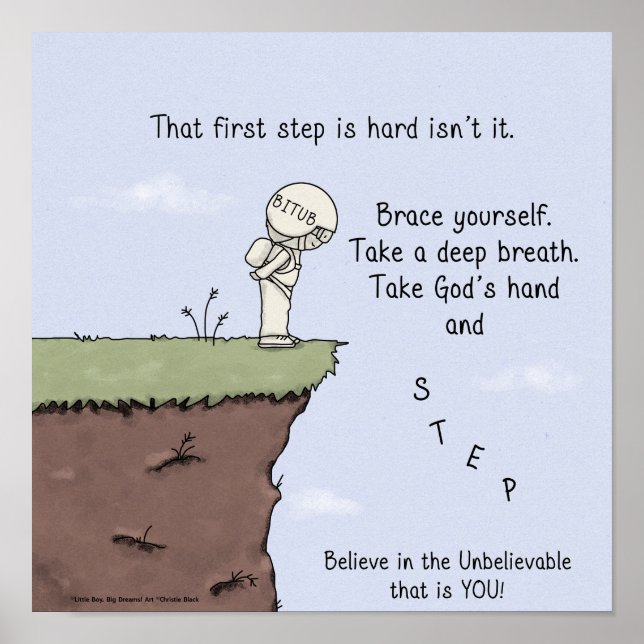 Der erste Schritt Poster (Vorne)