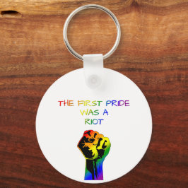 Der erste Stolz war ein Riot - LGBTQ+ Design Schlüsselanhänger