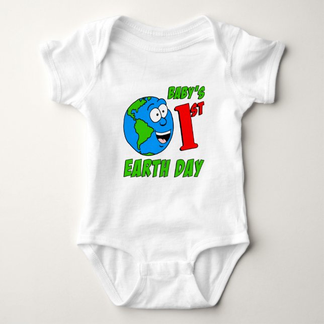Der erste Tag der Erde für Baby Strampler (Vorderseite)