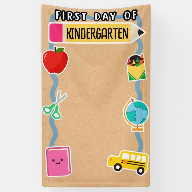 Der erste Tag des Fotos für Schüler Banner (Vertikal)