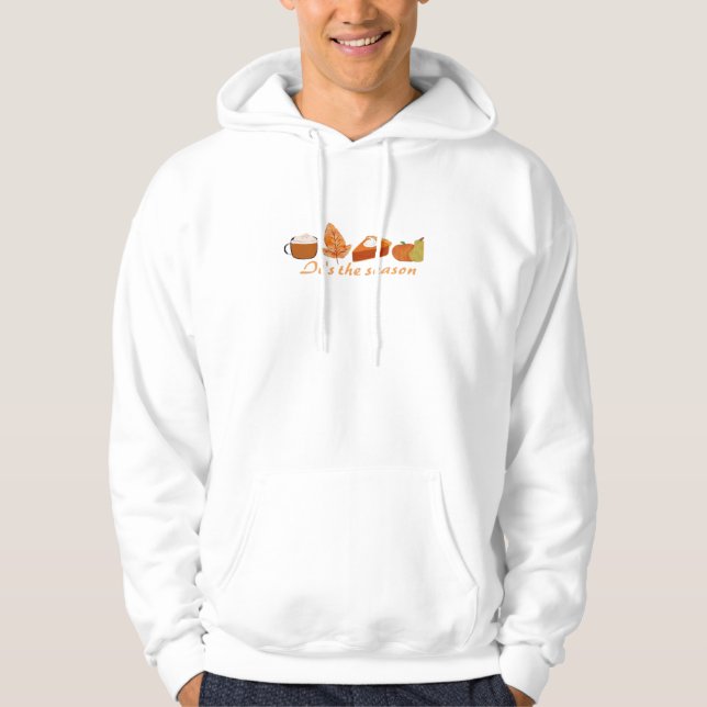 Der erste Tag des Herbstes Hallo Fall Hoodie (Vorderseite)