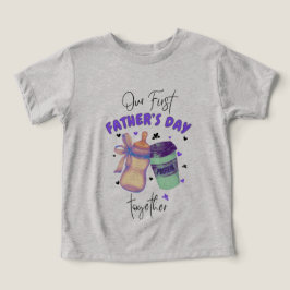 Der erste Tag des Vaters - Matching Outfit/Lila