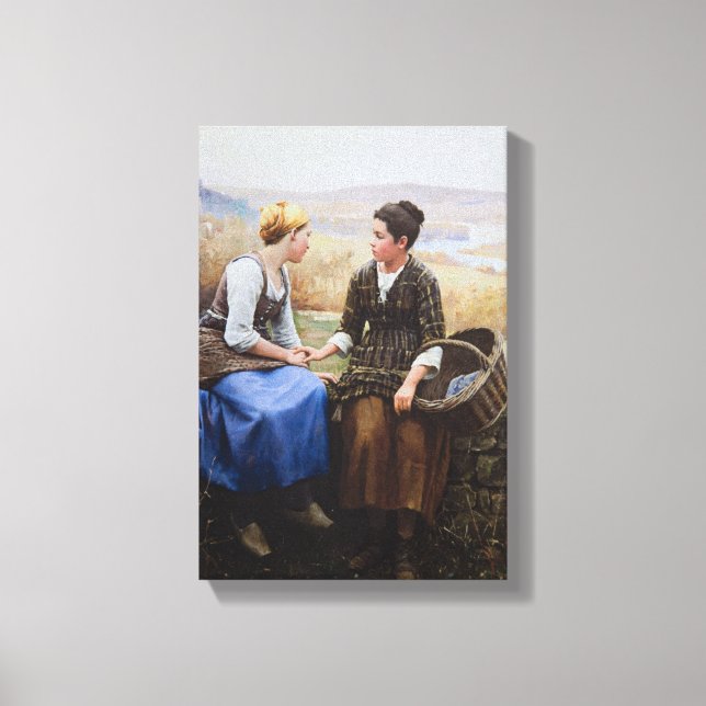 Der erste Trauer (Beileid in Bereavement) Leinwanddruck (Vorderseite)