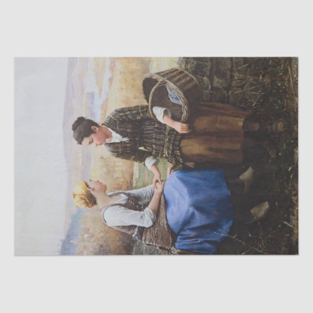 Der erste Trauer (Beileid in Bereavement) Seidenpapier (Vorderseite)