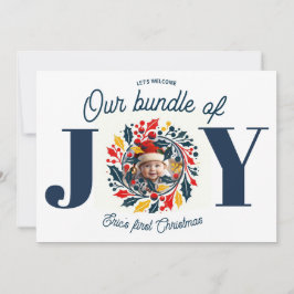 Der erste Tribal-Kranz des Babys Feiertagskarte