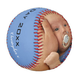 Der erste Vatertag Custom 2 Foto Blue Baseball
