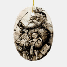 Der erste Weihnachtsmann-Schmuck