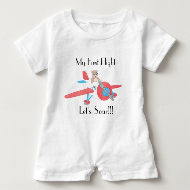 Der Erstflug-Spielanzug des Babys Baby Strampler (Vorderseite)