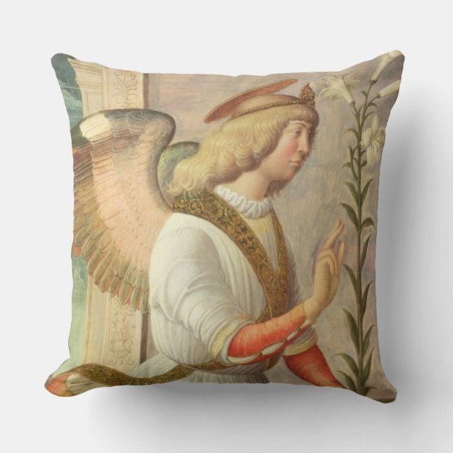 Der Erzengel Gabriel (Platte) Kissen (Vorderseite)