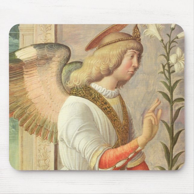 Der Erzengel Gabriel (Platte) Mousepad (Vorne)