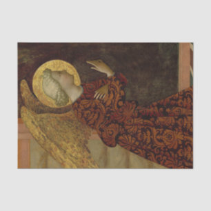 Der Erzengel Gabriel von Masolino da Panicale Seidenpapier