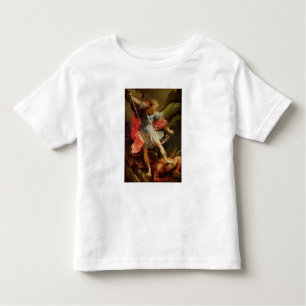 Der Erzengel Michael, der Satan besiegt Kleinkind T-shirt