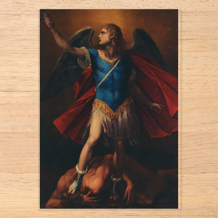 Der Erzengel Michael von Cavaliere d'Arpino Acryleinladungen
