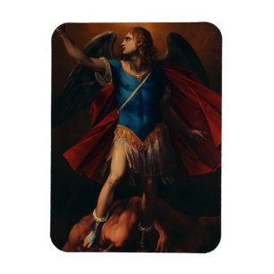Der Erzengel Michael von Cavaliere d'Arpino Magnet