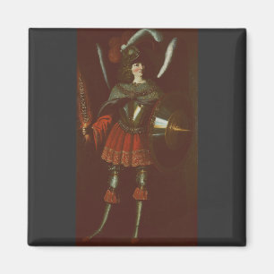 Der Erzengel Michael von Francisco de Zurbarán Magnet