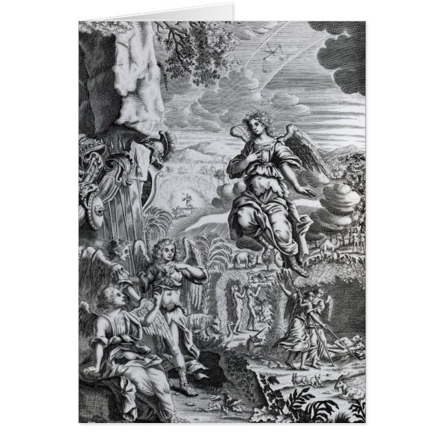 Der Erzengel Uriel informiert Gabriel (Vorne)