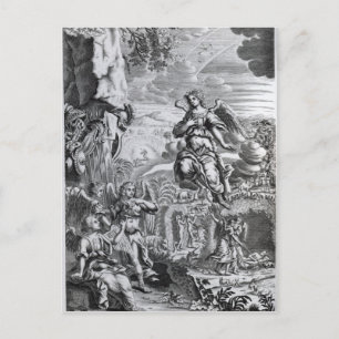 Der Erzengel Uriel informiert Gabriel Postkarte