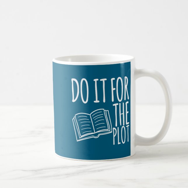 Der Es-Plot-Lesebuchliebhaber Kaffeetasse (Rechts)