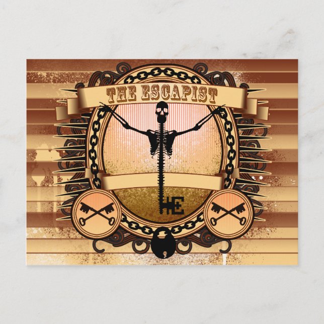 Der Escaper (vollständig) Postkarte (Vorderseite)