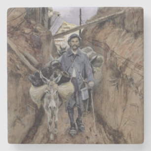 Der Esel, Somme, 1916 Steinuntersetzer