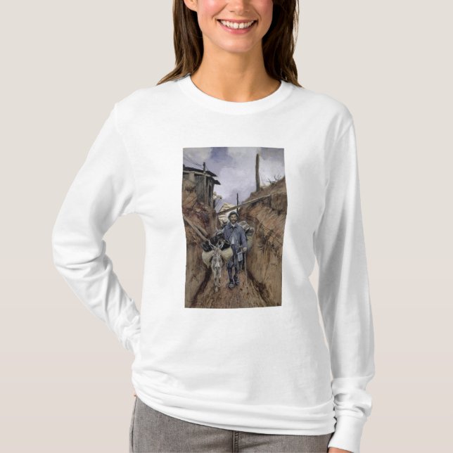 Der Esel, Somme, 1916 T-Shirt (Vorderseite)
