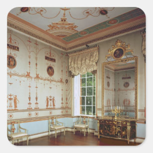 Der etruskische Saal Quadratischer Aufkleber