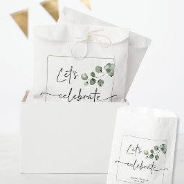 Der Eukaluptus in Aquarellfarben Lasse den gefeier Geschenktütchen