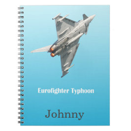 Der Eurofighter-Taifun personalisiert Notizblock