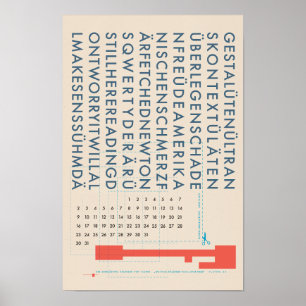 der EVERLÄSTING KÄLENDER von FLOMM is already in G Poster