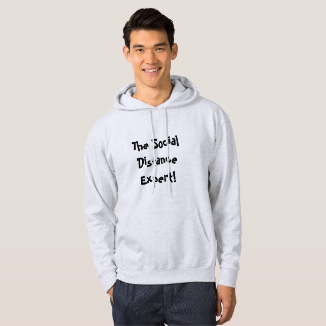 Der Experte für soziale Distanz Hoodie (Vorne ganz)