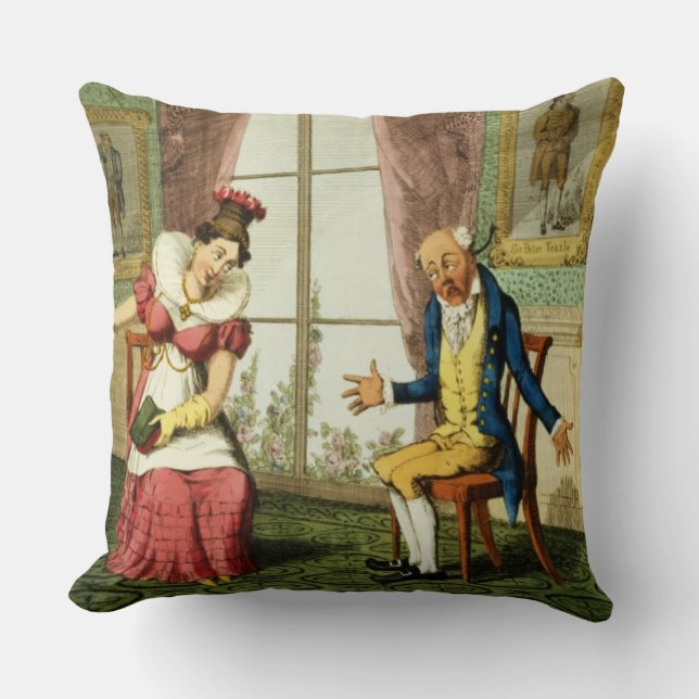 Der Expostulation, Kneipe. durch G. Humphrey, 1821 Kissen (Vorderseite)