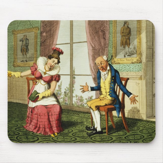 Der Expostulation, Kneipe. durch G. Humphrey, 1821 Mousepad (Vorne)